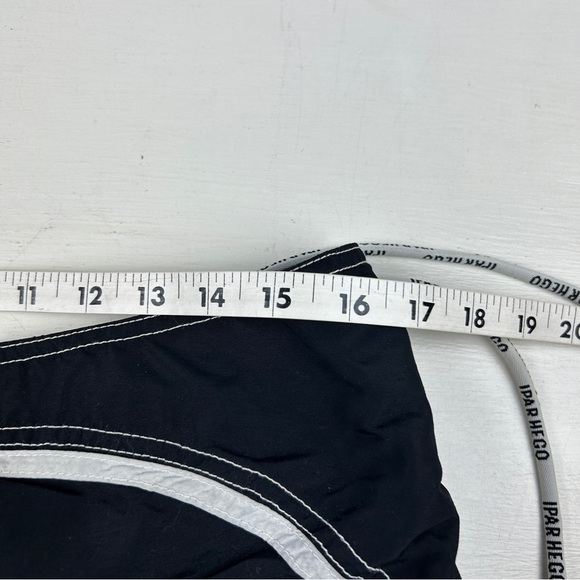 Ipar Hego Shorts Surf Beach Shorts Size 34 Black Drawstring - Picture 4 of 6